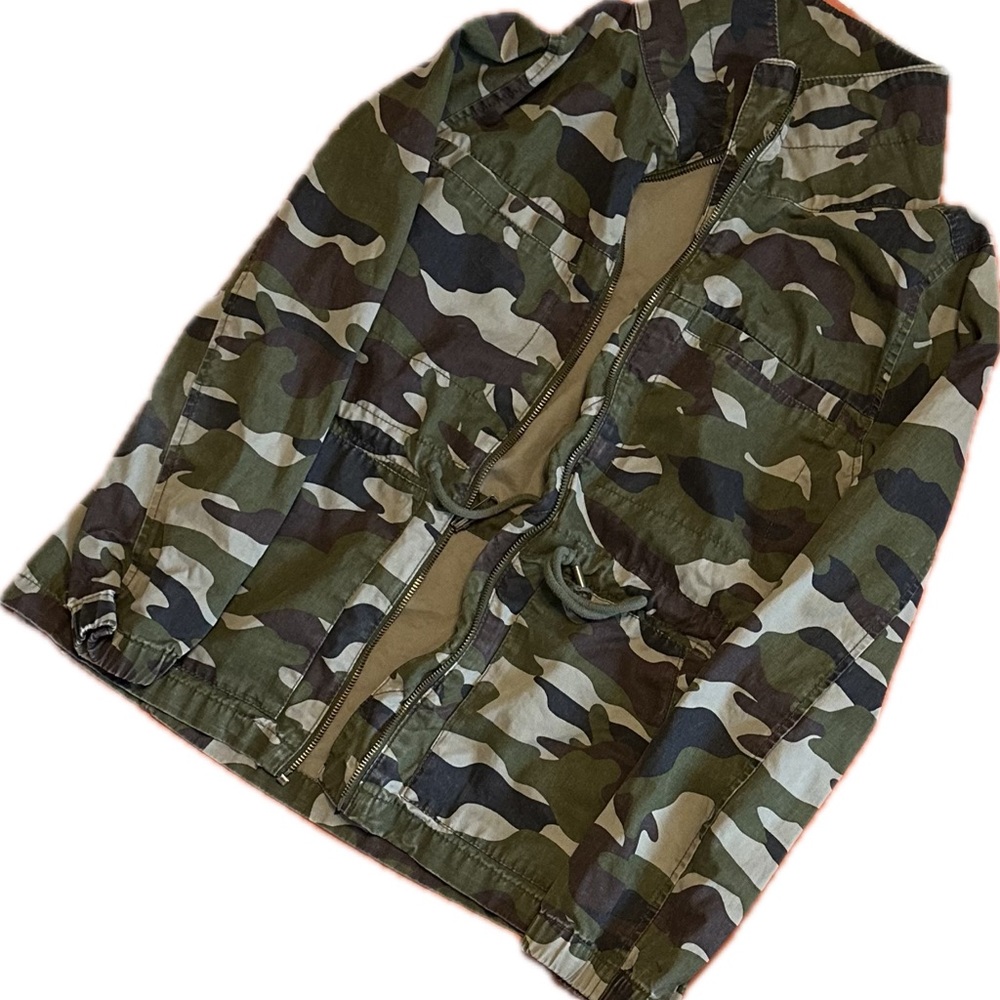 Old navy camouflage jacket